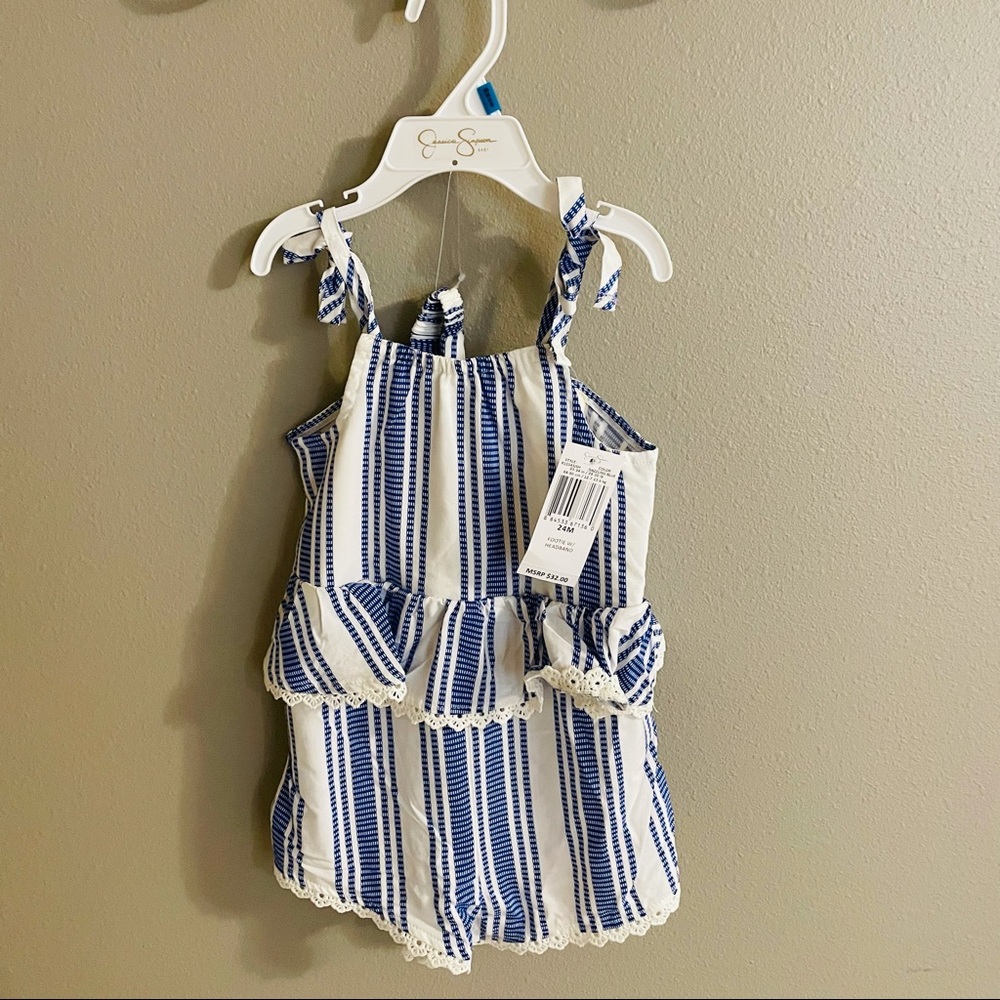Jessica Simpson Romper & Headband